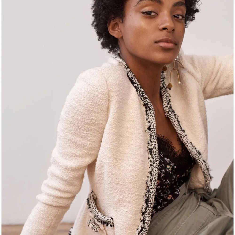 Rebecca Taylor braided tweed jacket